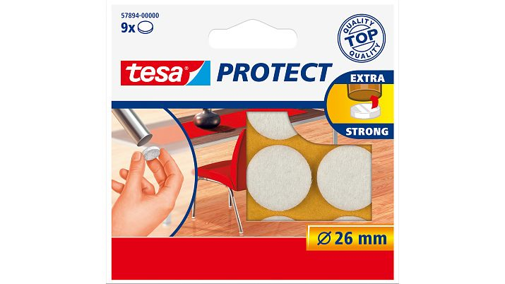 Protect - Weiß - Rund - 2,6 cm - 9 Stück(e)