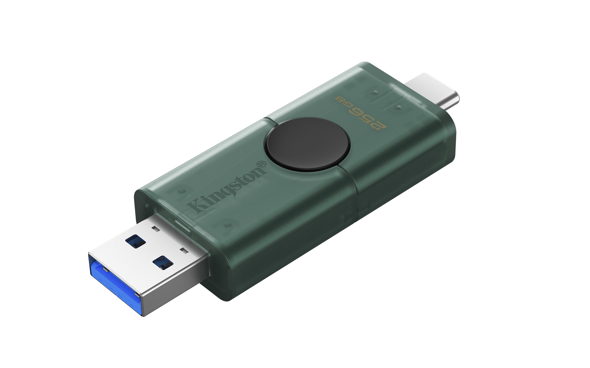 DataTraveler Duo G2 256GB | USB 3.2 Gen 1 | USB-A & USB-C | Dual-Anschluss | Bewegliche Kappe