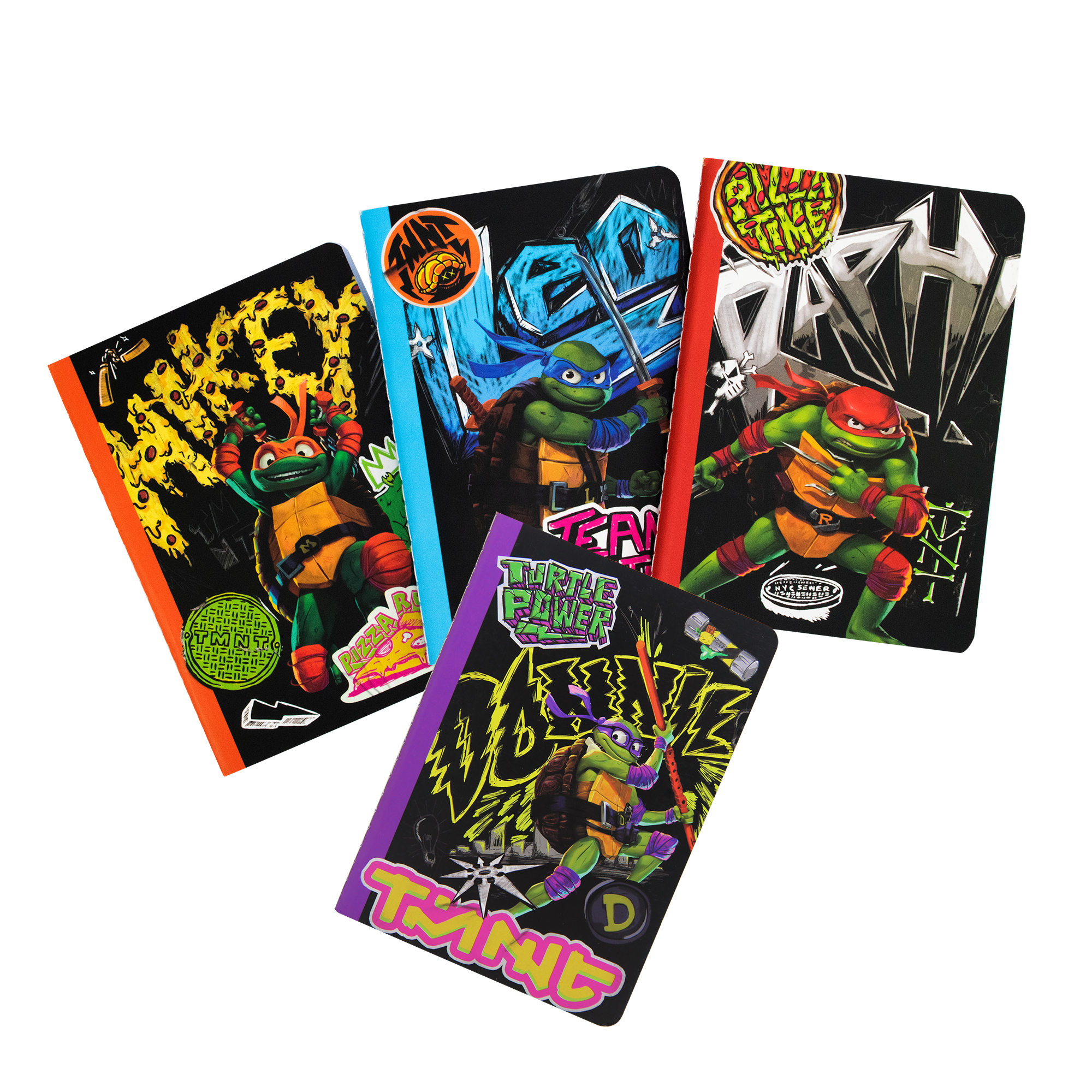 ThumbsUP! Notizbuch 4er Set - TMNT