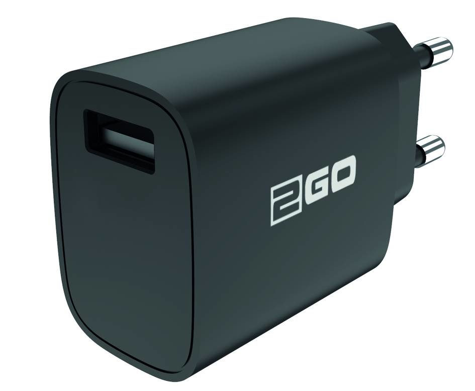 Charger 240V 1xUSB 2.1A schwarz
