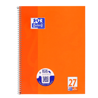 Collegeblock A4+ – liniert – Rand links und rechts – 80 Blatt