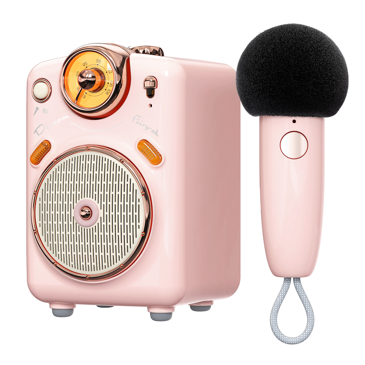 Lautsprecher "Fairy OK" Bluetooth inkl. Mikro rosa