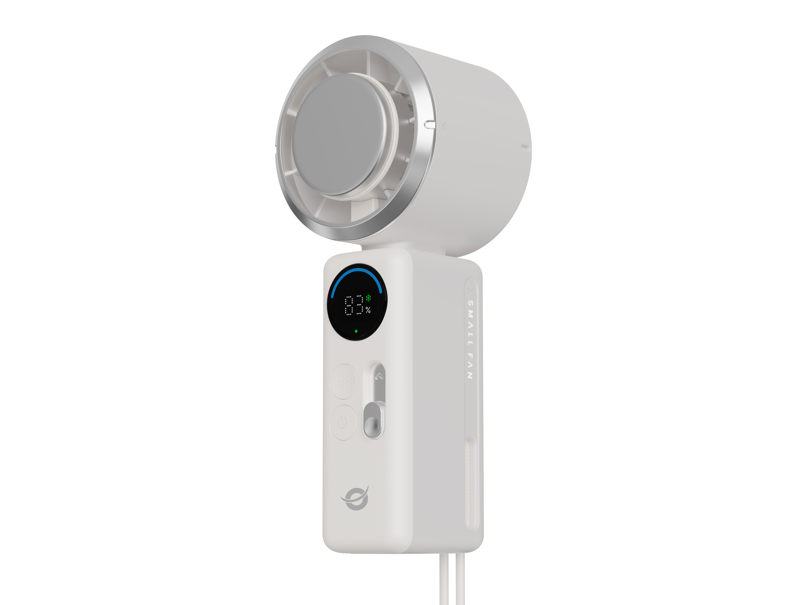 Turbo Ventilator mit Kühlplatte USB-C Weiß
