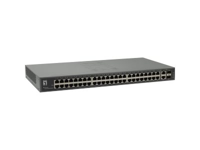 LevelOne FGU-5021 - Switch - unmanaged - 48 x 10/100 + 2 x Kombi-Gigabit-SFP