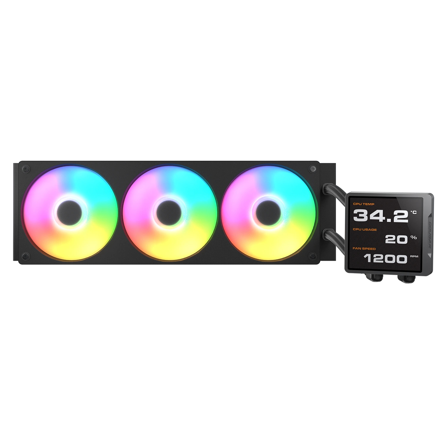 CPU Wasserkühlung Poseidon Vistek Pro 360,ARGB,Schw.
