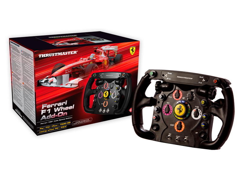 Thrustmaster Ferrari F1 Wheel Add-On, Rennlenkrad für Lenkradbasis