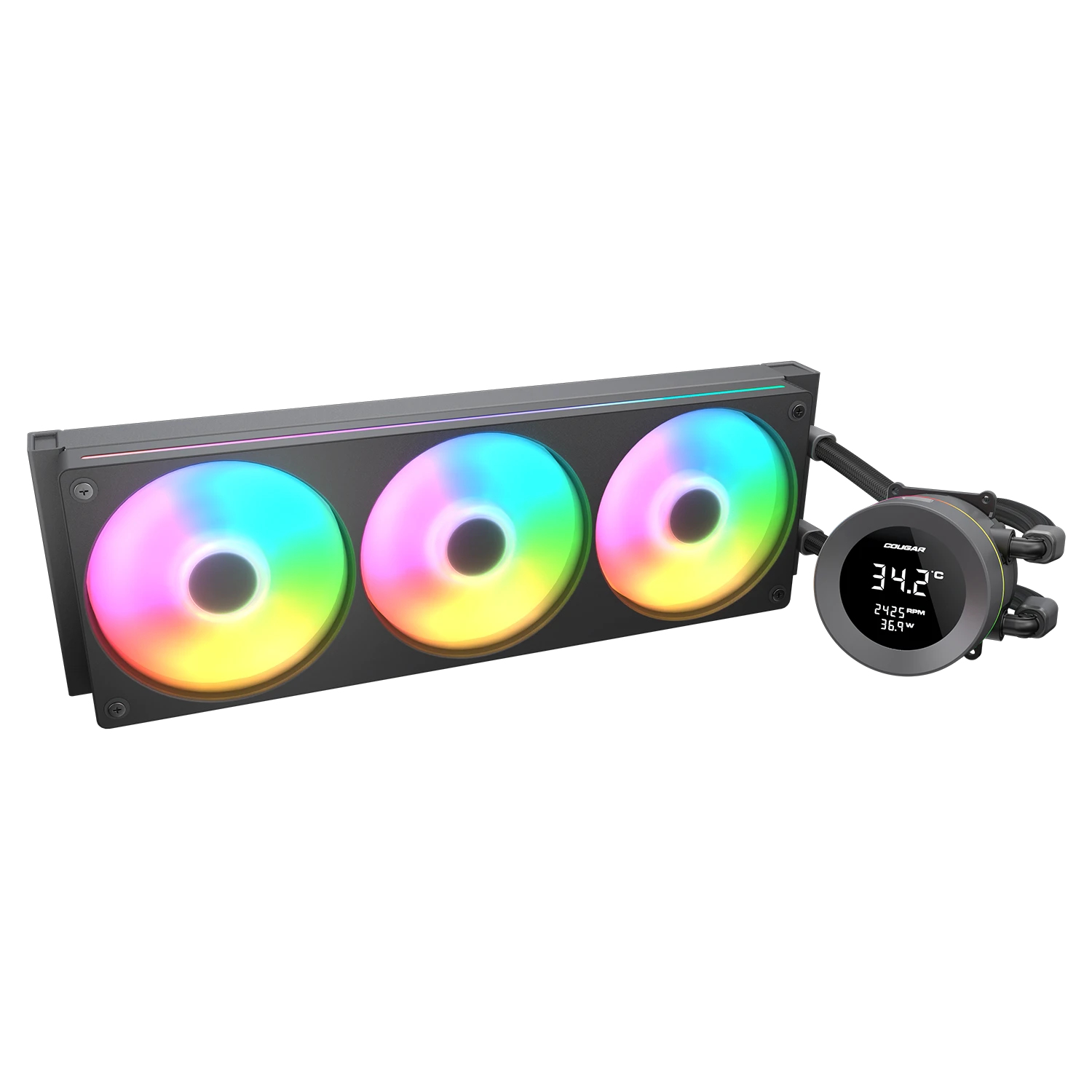 CPU Wasserkühlung Poseidon Vistek 360, ARGB, Schwarz