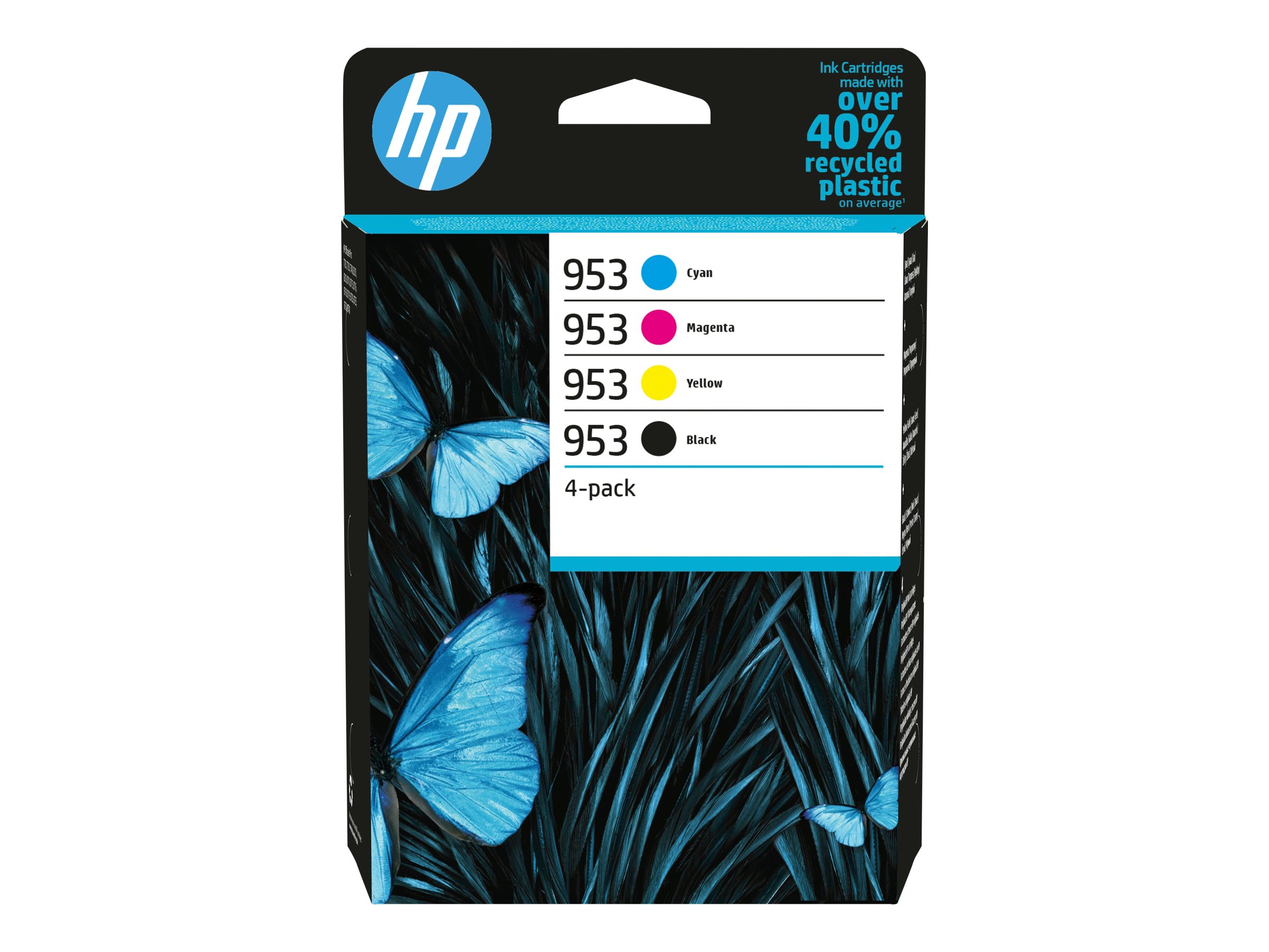 953 - 4er-Pack - Schwarz, Gelb, Cyan, Magenta