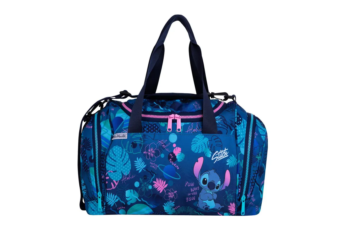 Disney Stitch | Sporttasche | 18 l | Nassfach | als Rucksack tragbar
