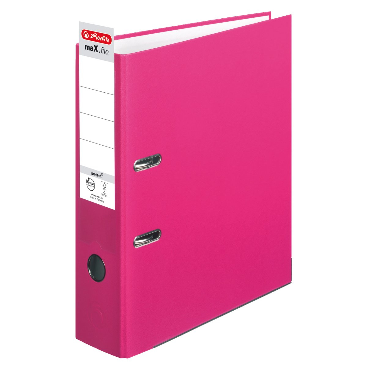 Ordner maX.file protect A4 8cm pink