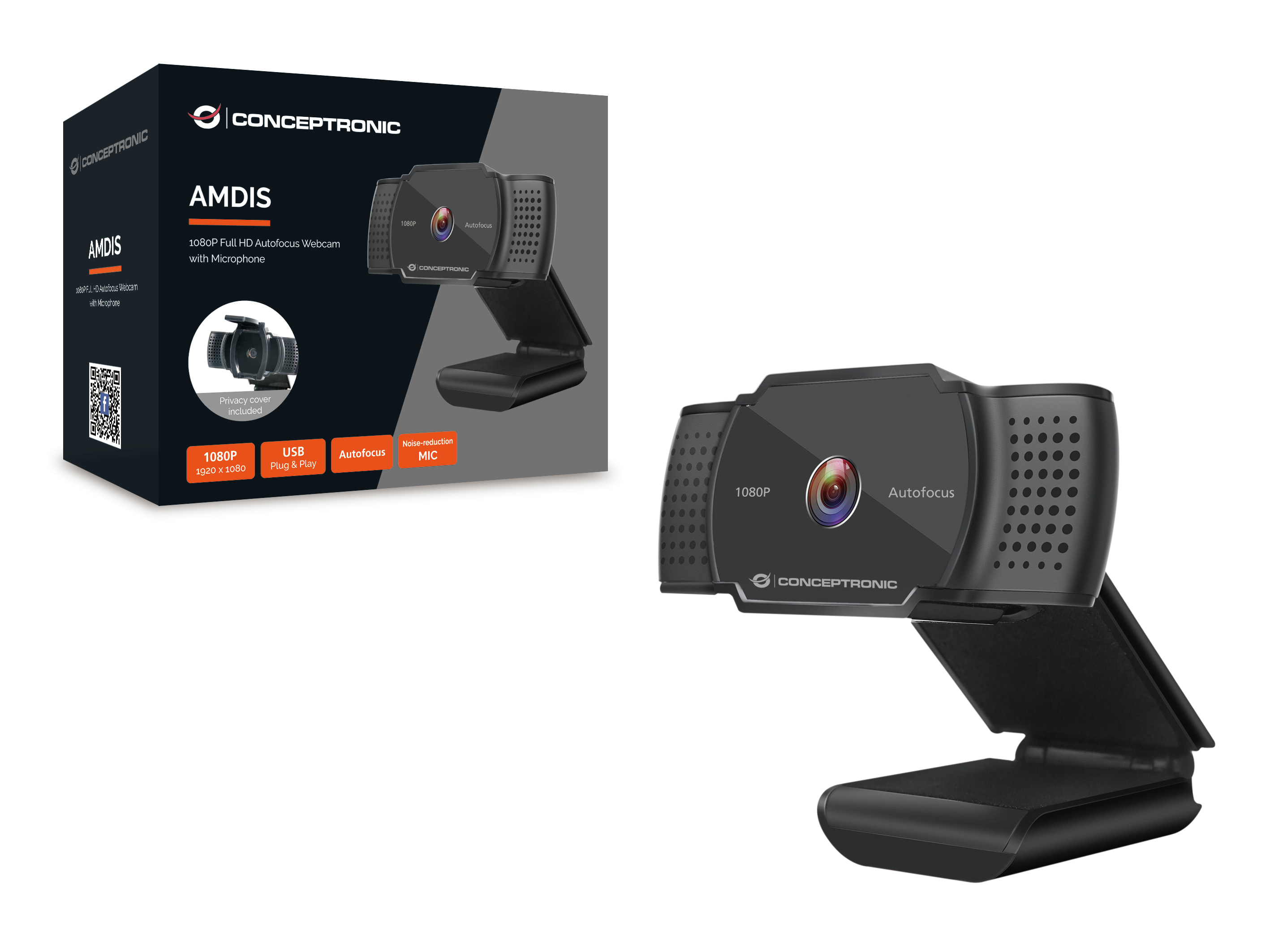 Conceptronic Amdis 2K - USB - 1080p30fps