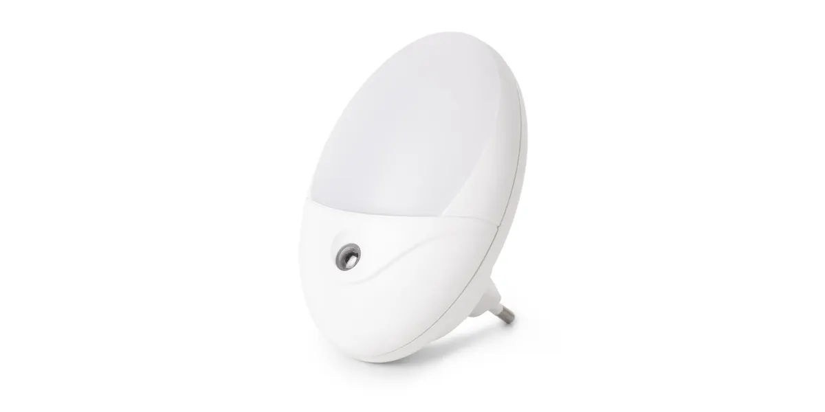 Nachtlicht 0.5W Oval CW White Dämmerungssensor