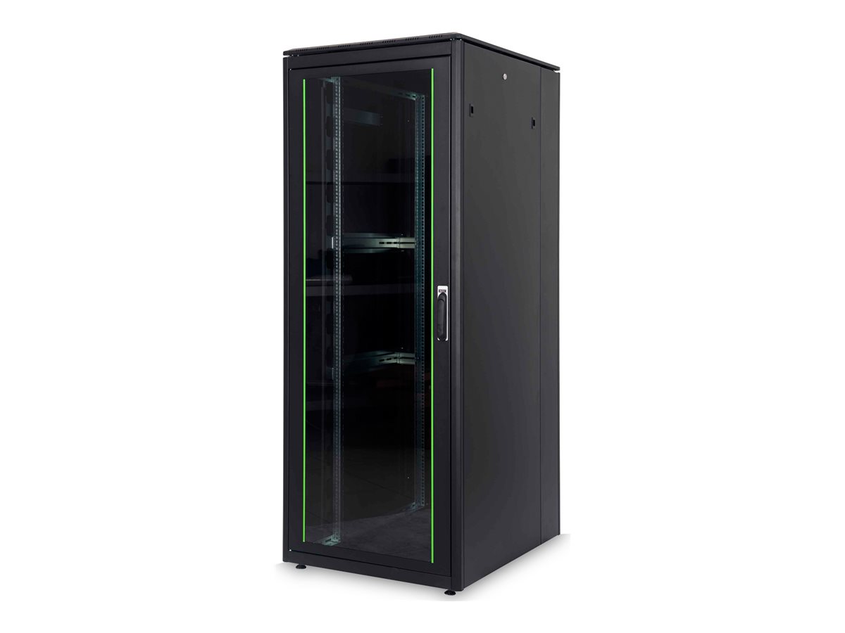 Netzwerkschrank Unique  42HE 2053x800x1000mm schwarz (Speditionsversand)