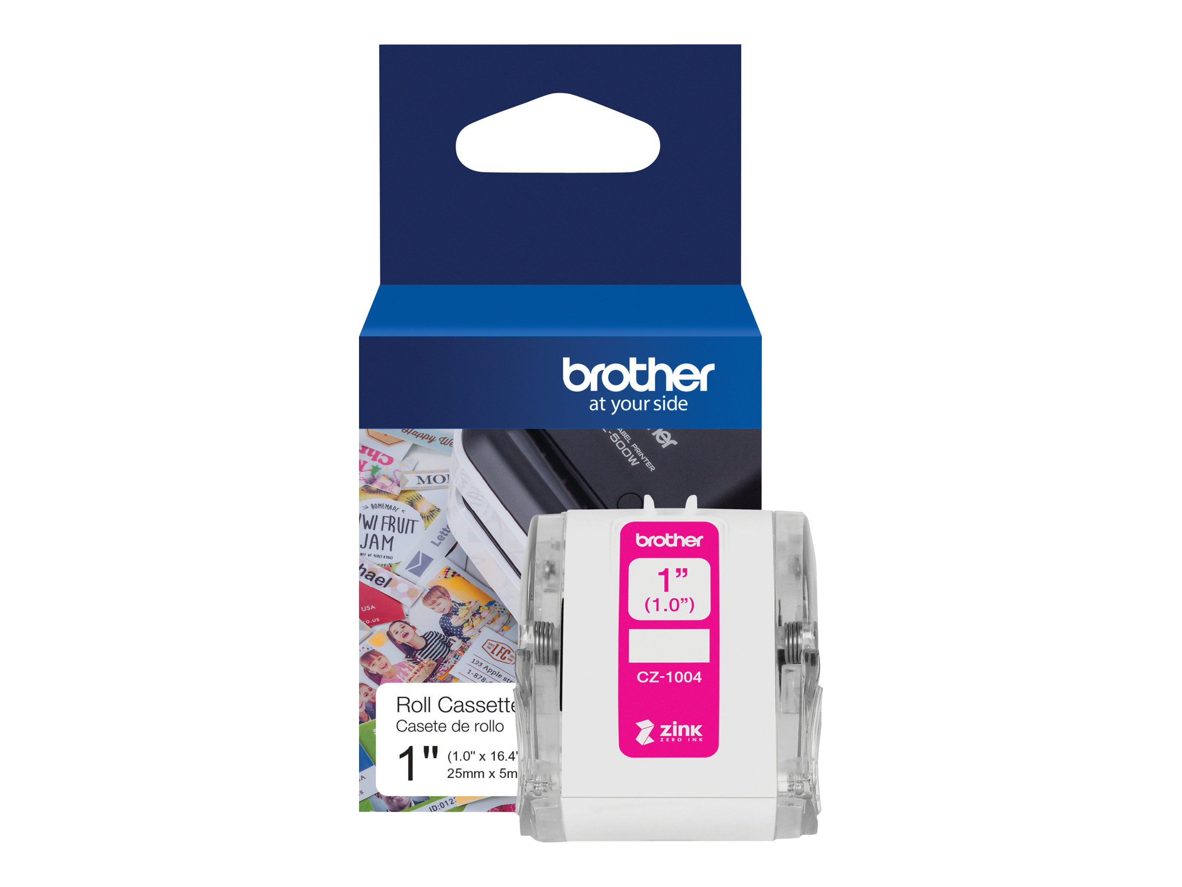 CZ-1004 - Rolle (2,54 cm x 5 m) 1 Rolle(n) Endlosetiketten