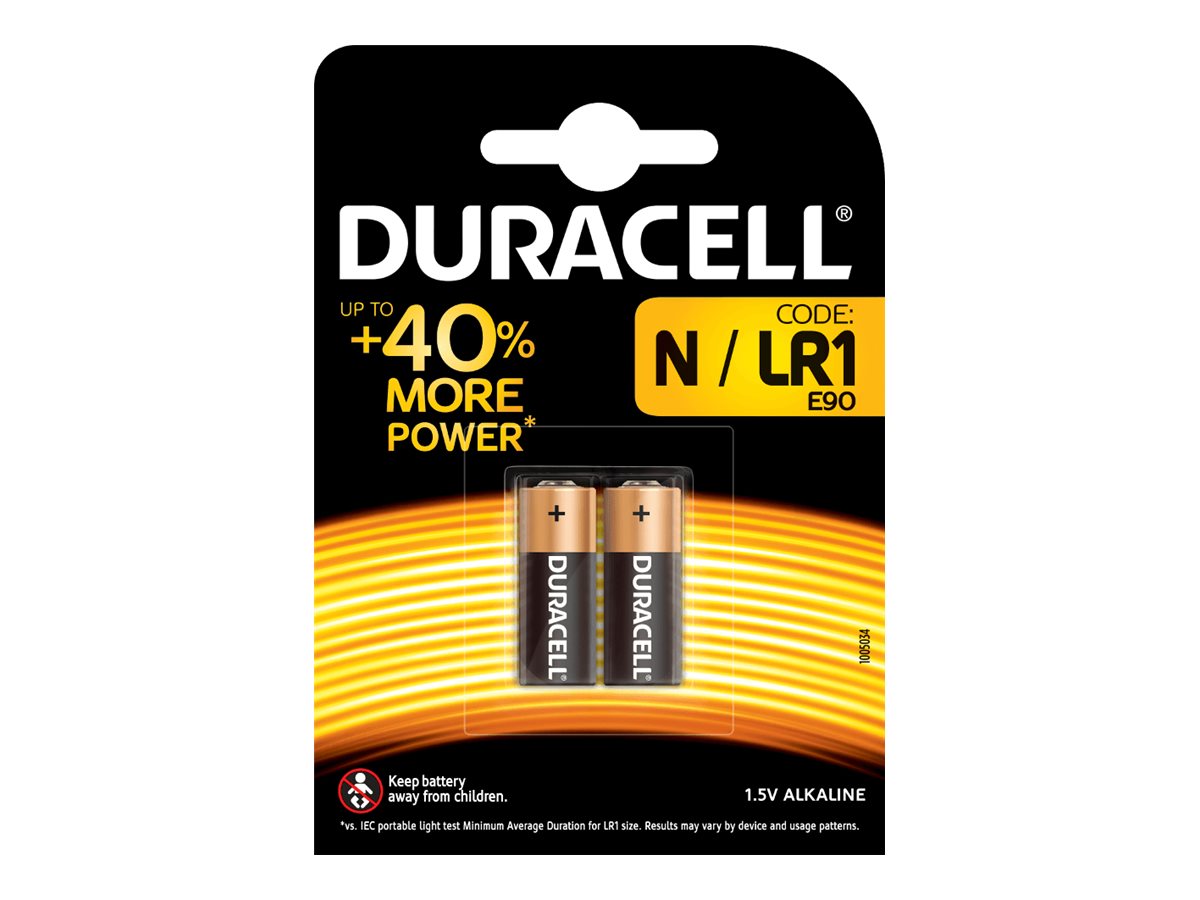 Duracell Security MN9100 - Batterie 2 x N - Alkalisch