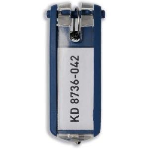 Schlüsselanhänger Key Clip 6 Stück dunkelblau