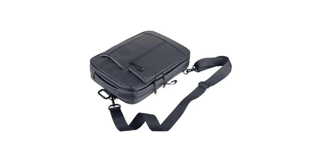 Black Bag to Business – Umhängetasche & Rucksack (12 l, 11 Fächer)