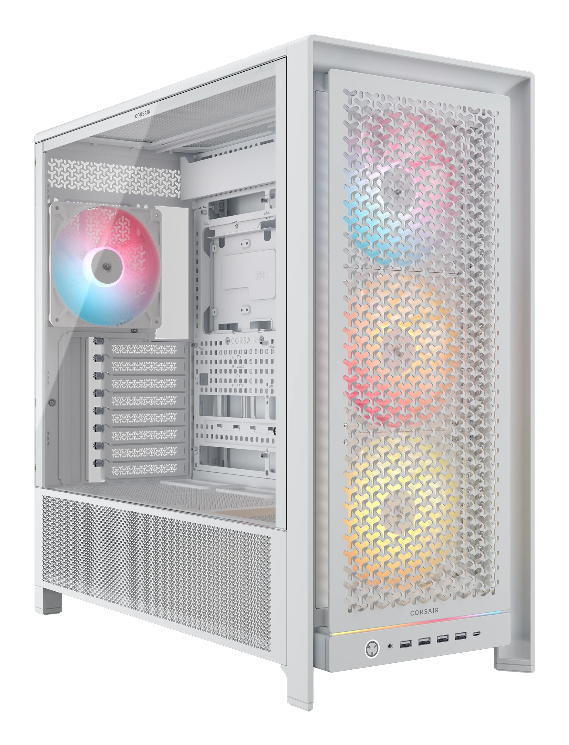 Midi FRAME 5000D RS ARGB Airflow Case, White