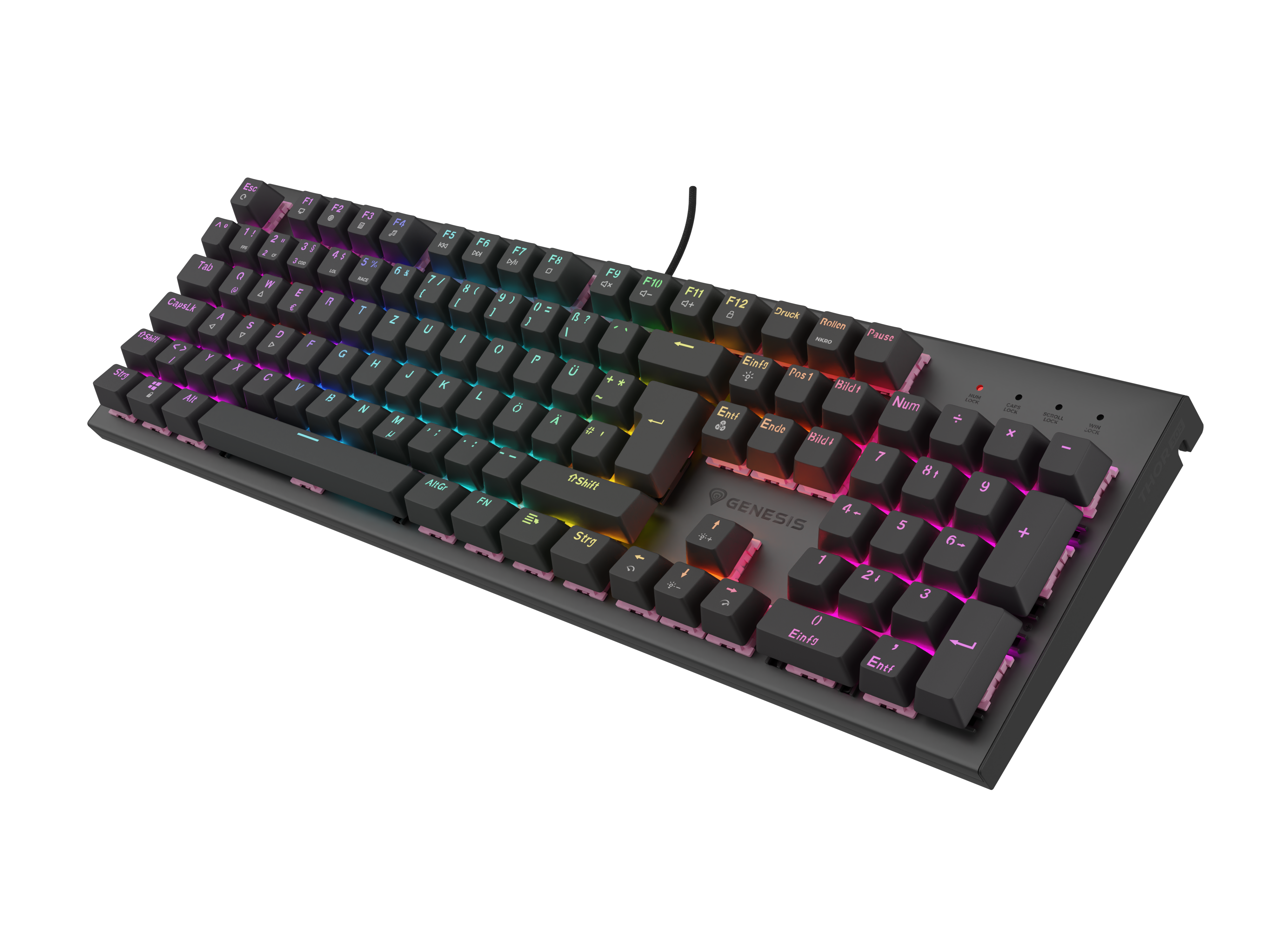 Genesis Gaming Tastatur THOR 303 silent kabelgeb. (DE)