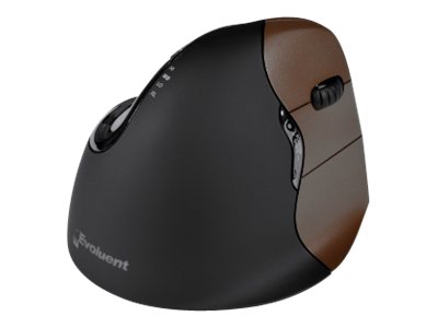 Evoluent VerticalMouse 4 Small - Vertical mouse - Für Rechtshänder - optisch - 6 Tasten - kabellos - 2.4 GHz - kabelloser Empfänger (USB)