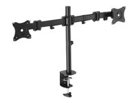 Life - Befestigungskit (Tischmontage, 2 Gelenkarme, Montage für uneingeschränkte Bewegung, 2 VESA-Adapter) - für 2 LCD-Displays - Bildschirmgröße: 33-68.6 cm (13"-27")