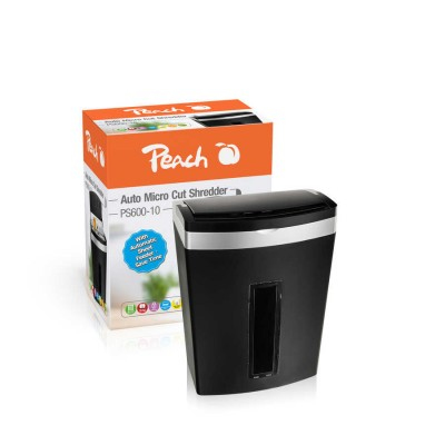 Peach PS600-10 - Aktenvernichter - Mikrogeschnitten - 20 l