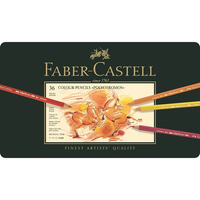 FABER-CASTELL Farbstift Polychromos 36er Metalletui