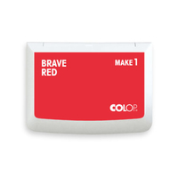 MAKE1 Stempelkissen brave red retail