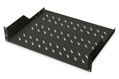 Fachboden 2HE 88x482x349mm bis 25KG schwarz