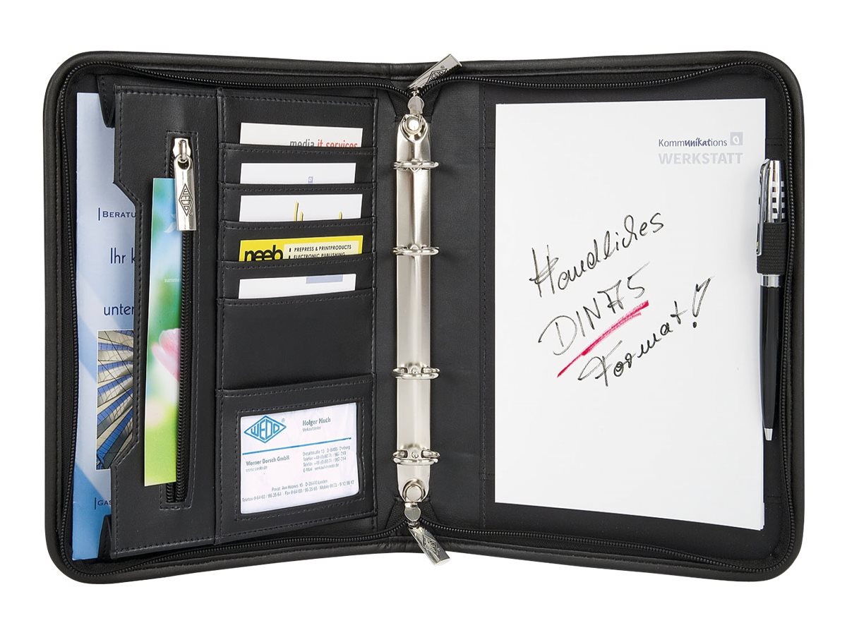 Konferenzmappe Elegance – A5 – Schwarz