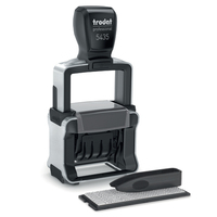 trodat Datumstempel Professional 4.0/SB Typo+Kis bl-rot5435