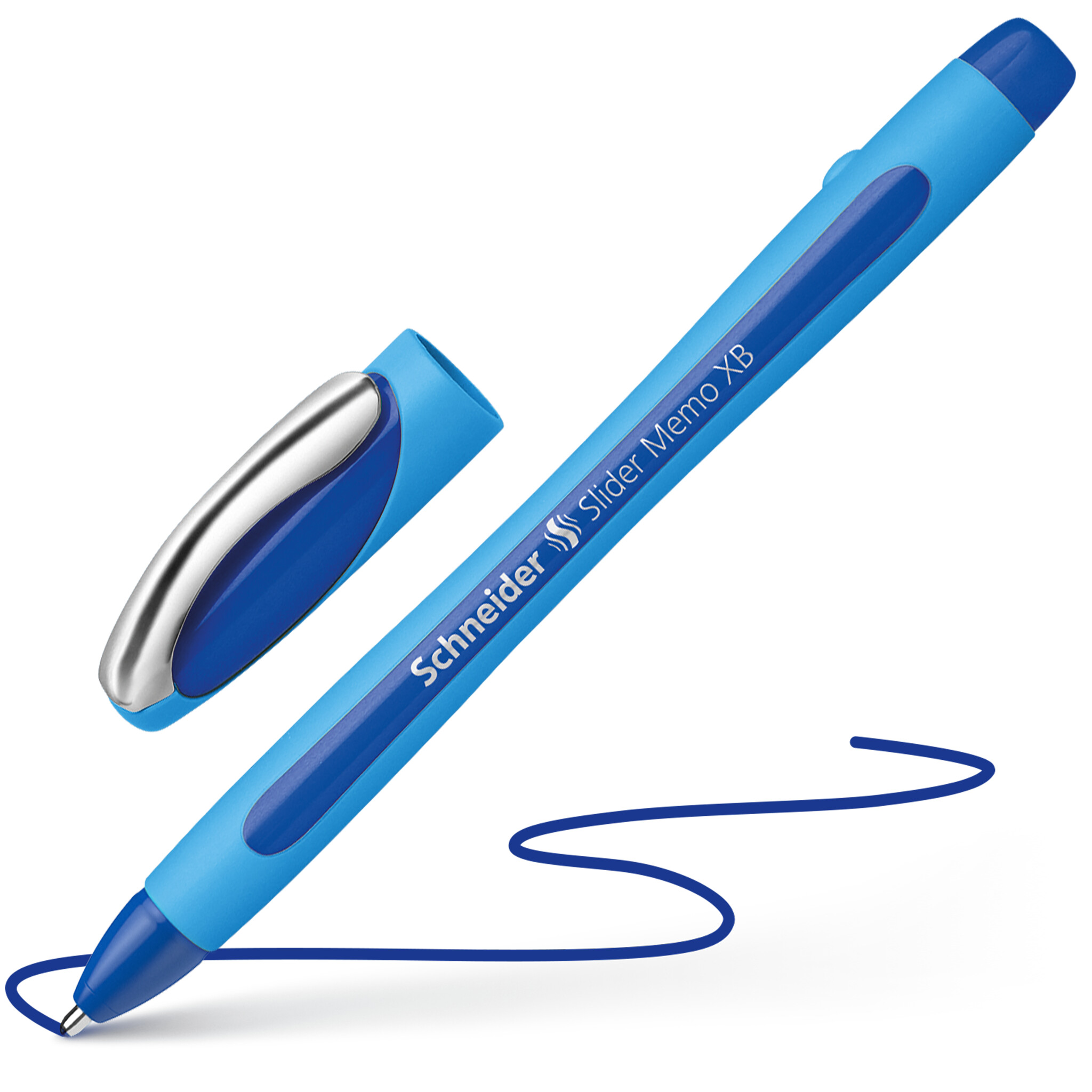 Kugelschreiber Slider Memo XB Blau 10 Stk.