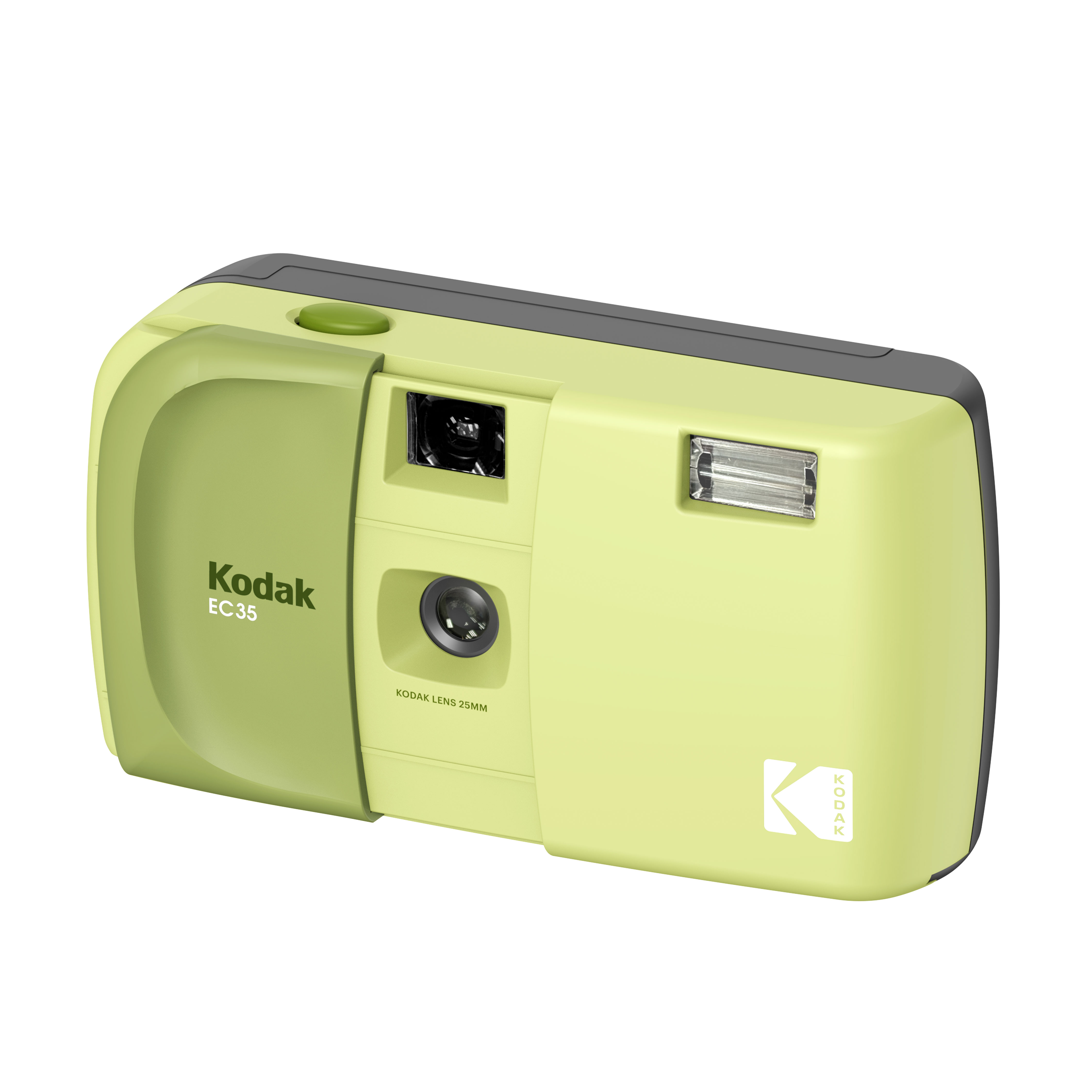 EC35 35-mm-Analogkamera mit Blitz Avocado Green