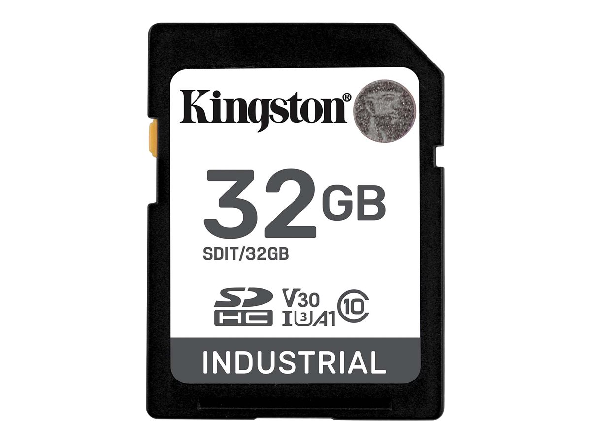 SD Card  32GB Kingston SDHC Industrial -40C to 85C retail