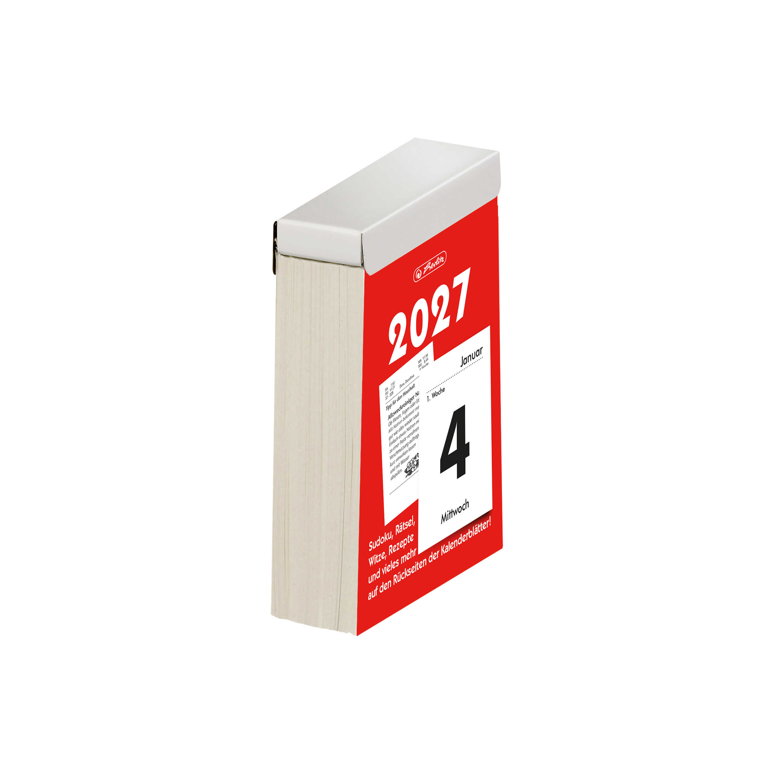 Abreißkalender Gr.4 65x100mm 2027