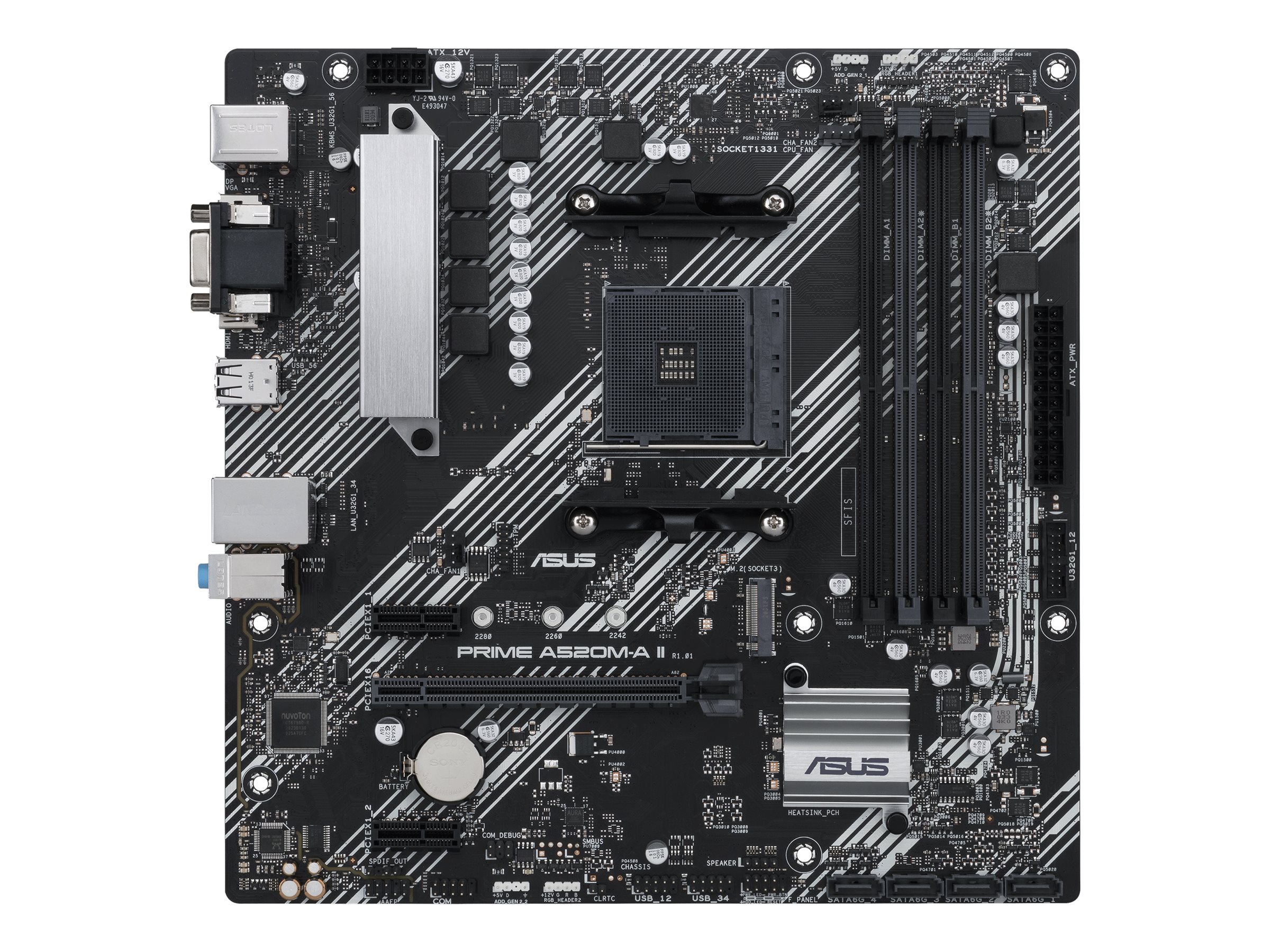 ASUS Prime A520M-A II/CSM - AMD A520 - So. AM4 - mATX