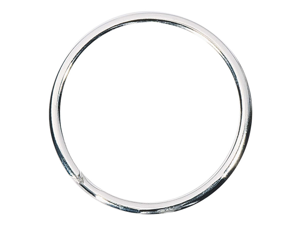 Metall-Schlüsselringe 16 mm 100er Packung