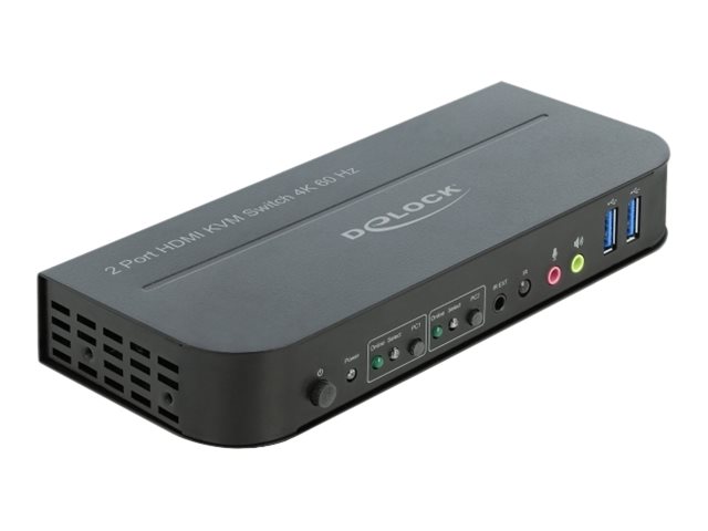 HDMI KVM Switch 4K 60 Hz with USB 3.0 and Audio