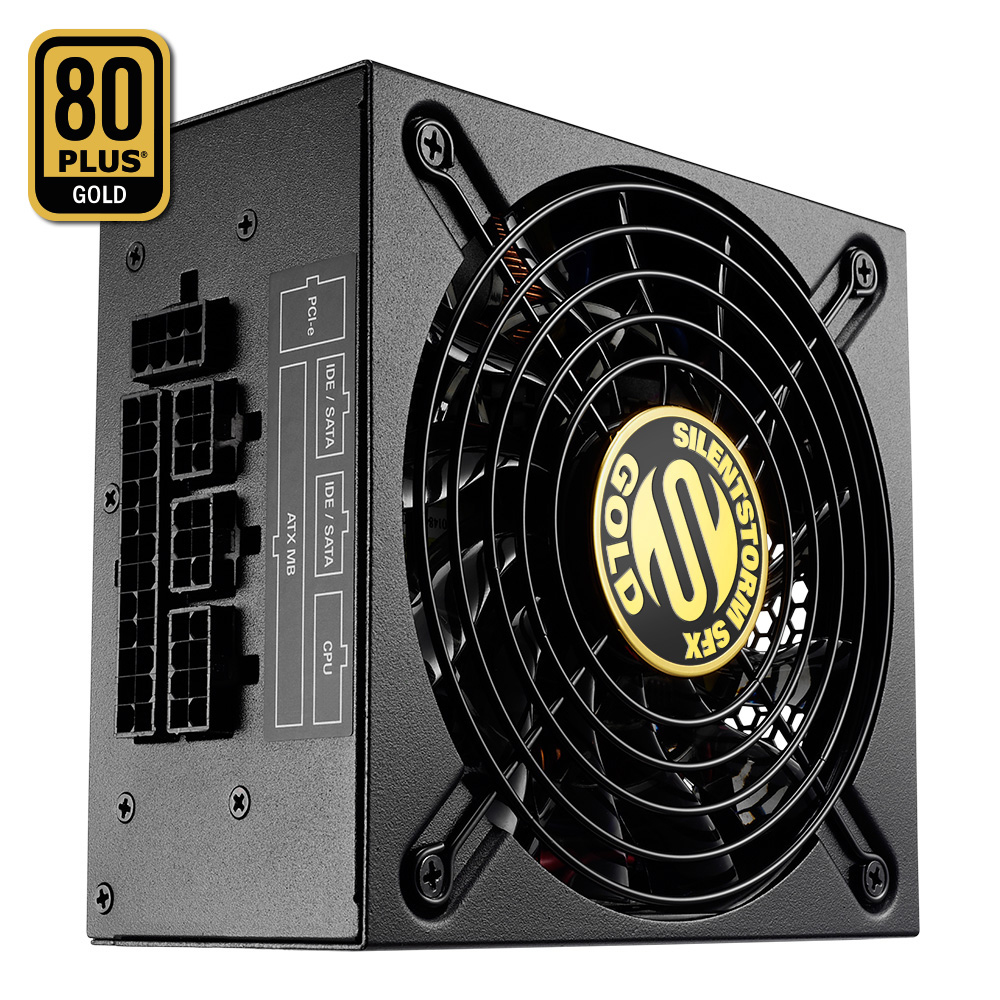 Sharkoon SilentStorm 500W SFX-Netzteil Modular 80+ Gold