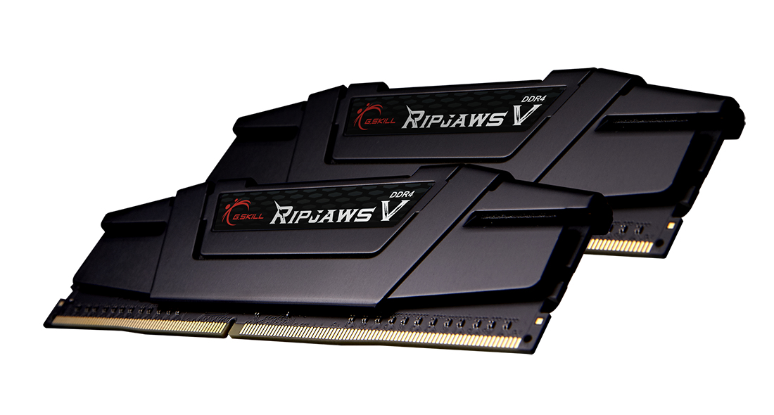 2x 16GB (32GB Kit) DDR4-3600 G.Skill RipJaws V schwarz CL18