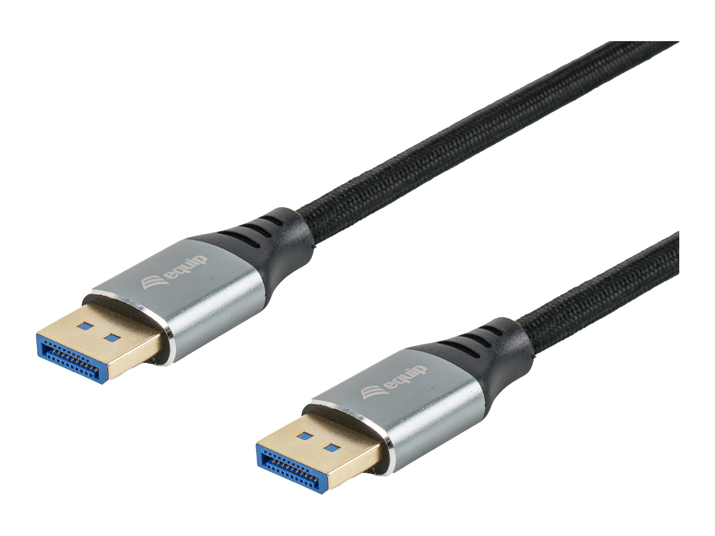 Equip DisplayPort 2.1 St/St 3.00m16K/60Hz komp.HDCP Alum. gr Equip DisplayPort 2.1 St/St 3.00m16K/60Hz komp.HDCP Alum. gr