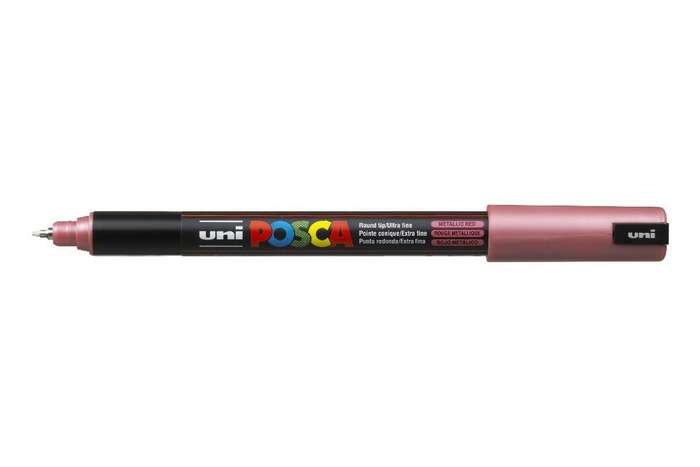 Marker UNI PC-1MR met.rot