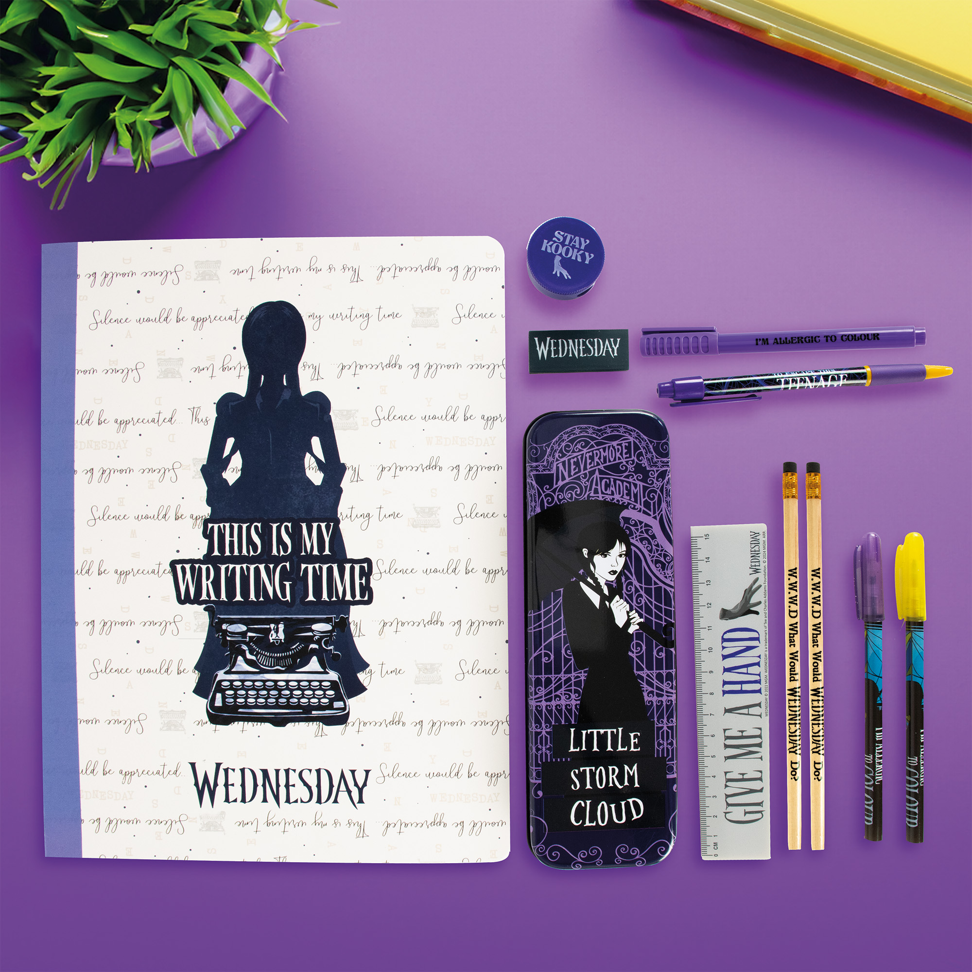 Wednesday - Schreibwaren Set 11-teilig
