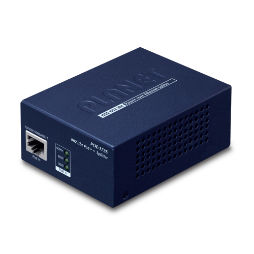 POE-173S - IEEE 802.3,IEEE 802.3ab,IEEE 802.3at,IEEE 802.3bt,IEEE 802.3u - 10/100/1000Base-T(X) - Schwarz - PoE - 48 - 56 V - 0 - 50 °C