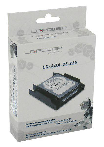 LC Power LC-ADA-35-225 - Laufwerksschachtadapter - 3,5" auf 2,5" (8.9 cm to 6.4 cm)