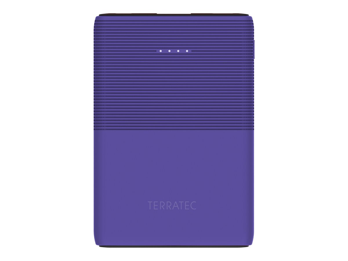 TerraTec P50 Pocket - Powerbank - 5000 mAh - 2.1 A - 2 Ausgabeanschlussstellen (USB, USB-C)