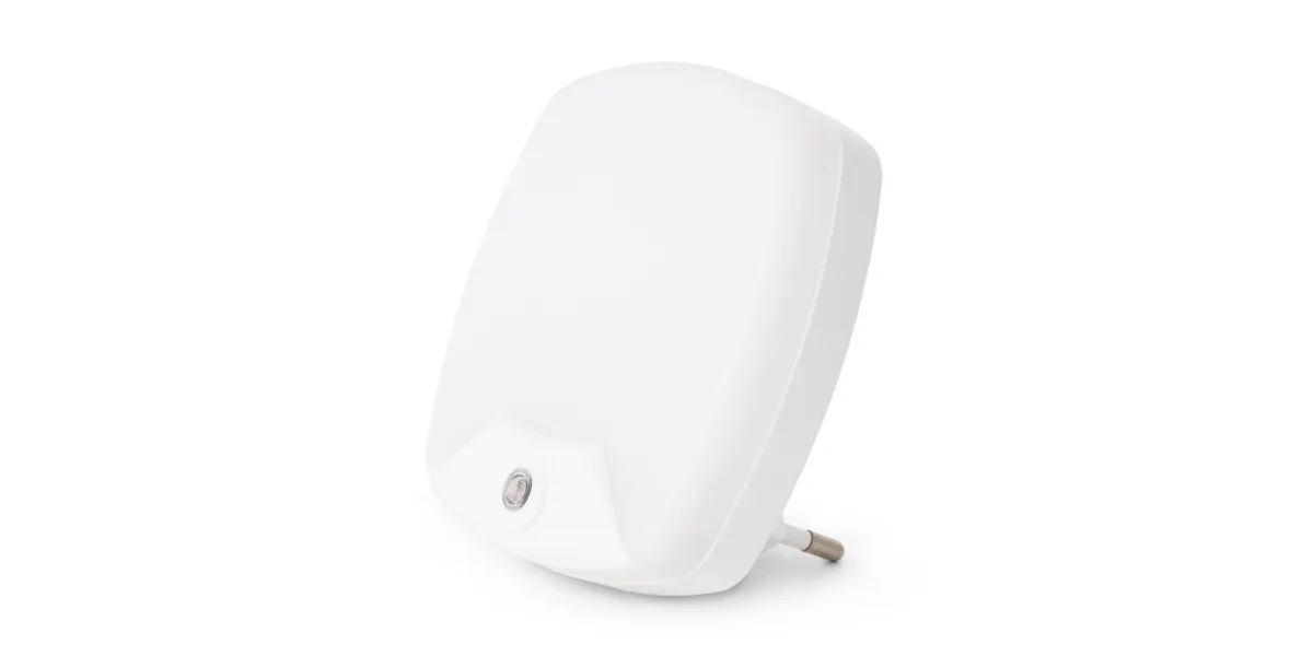 Nachtlicht 0.5W quadrat. WW White Dämmerungssensor