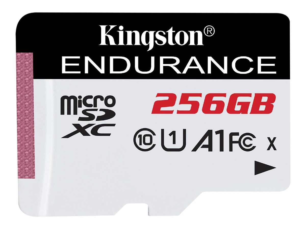 SD MicroSD Card 256GB Kingston SDXC High Endurance (Class1) retail