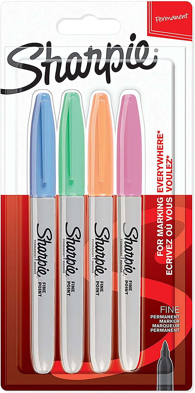 Marker Fein Rundspitze F 4er Pastel Farben Blister