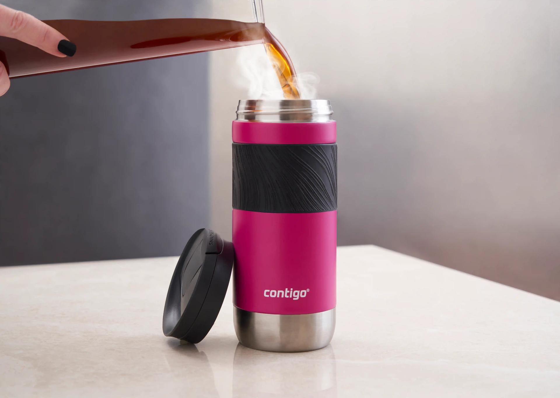 Contigo | Thermobecher | Byron 2.0 SNAPSEAL 470ml Dragon Fruit